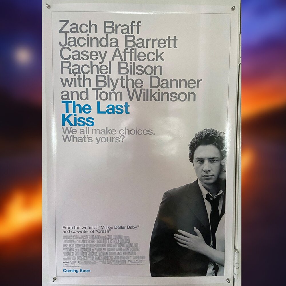 THE LAST KISS (2006) - ORIGINAL DOUBLE SIDED MOVIE POSTER